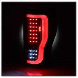 xTune Ford F-250 Super Duty 17-18 Black XTune LED Tail Lights Does Not Fit Factory LED Model