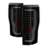 xTune Ford F-250 Super Duty 17-18 Black Smoke XTune LED Tail Lights Does Not Fit Factory LED Model