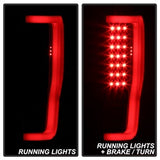 xTune Ford F-250 Super Duty 17-18 Black Smoke XTune LED Tail Lights Does Not Fit Factory LED Model