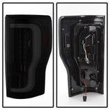 xTune Ford F-250 Super Duty 17-18 Black Smoke XTune LED Tail Lights Does Not Fit Factory LED Model