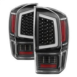 Akkon Toyota Tacoma 16-19 Black XTune Light Bar LED Tail Lights