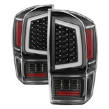 Akkon Toyota Tacoma 16-19 Black XTune Light Bar LED Tail Lights