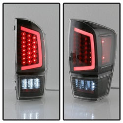 Akkon Toyota Tacoma 16-19 Black XTune Light Bar LED Tail Lights