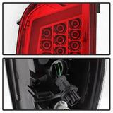 Akkon Toyota Tacoma 16-19 Red/Clear XTune Light Bar LED Tail Lights