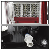 Akkon Toyota Tacoma 16-19 Red/Clear XTune Light Bar LED Tail Lights