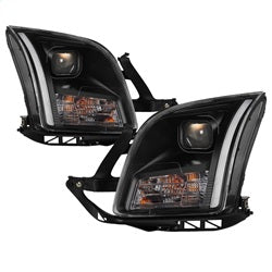 Akkon Ford Fusion 06-09 Black Light Bar DRL Projector Headlights