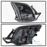 Akkon Ford Fusion 06-09 Black Light Bar DRL Projector Headlights