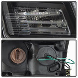 Akkon Ford Fusion 06-09 Black Light Bar DRL Projector Headlights