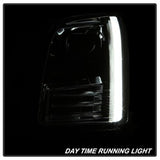 Akkon Ford Fusion 06-09 Chrome Light Bar DRL Projector Headlights