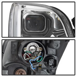 Akkon Ford Fusion 06-09 Chrome Light Bar DRL Projector Headlights