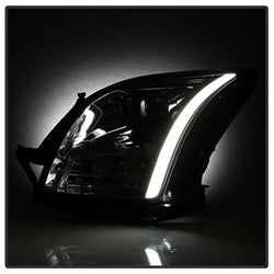 Akkon Ford Fusion 06-09 Chrome Light Bar DRL Projector Headlights