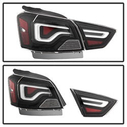 Akkon Chevrolet Impala 14-18 Black Light Bar LED Tail Lights