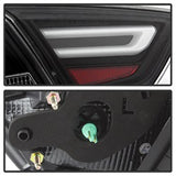 Akkon Chevrolet Impala 14-18 Black Light Bar LED Tail Lights