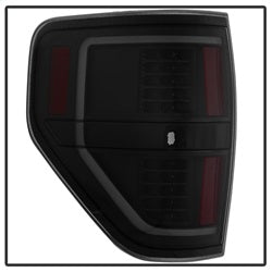 Akkon Ford F-150 09-14 Black Smoke Light Bar LED Tail Lights
