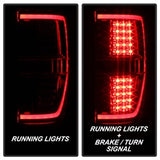 Akkon Ford F-150 09-14 Red Clear Light Bar LED Tail Lights