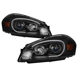 Akkon Chevrolet Impala/Impala Limited 06-13 Black LED Light Bar Headlghts