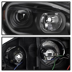 Akkon Chevrolet Impala/Impala Limited 06-13 Black LED Light Bar Headlghts
