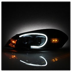 Akkon Chevrolet Impala/Impala Limited 06-13 Black LED Light Bar Headlghts