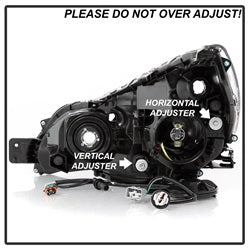 OE Subaru Legacy/Outback 13-14 Black OEM Style Headlights