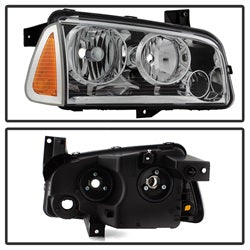 xTune Dodge Charger 06-10 4 pc. OEM Style Headlights Halogen Model Only Not Compatible With Xenon/HID Model