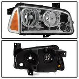 xTune Dodge Charger 06-10 4 pc. OEM Style Headlights Halogen Model Only Not Compatible With Xenon/HID Model