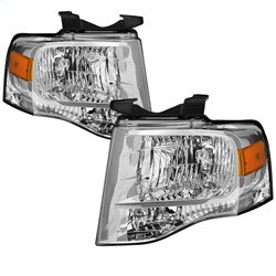 xTune Ford Expedition 07-14 Chrome OEM Style Headlights