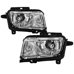 Akkon Chevrolet Camaro 10-13 Halogen Models Only OEM Style Headlights Does Not Fit Xenon HID Models Chrome