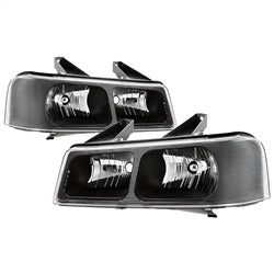 Akkon Chevrolet Express 1500/Express 2500/Express 3500/Express 3500 (Cab and Chassis)/Savana 1500/Savana 2500/Savana 3500 03-14 Black OEM Style Headlights
