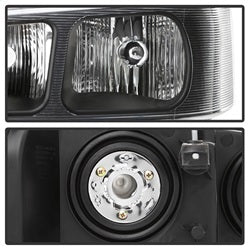 Akkon Chevrolet Express 1500/Express 2500/Express 3500/Express 3500 (Cab and Chassis)/Savana 1500/Savana 2500/Savana 3500 03-14 Black OEM Style Headlights