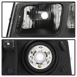Akkon Chevrolet Express 1500/Express 2500/Express 3500/Express 3500 (Cab and Chassis)/Savana 1500/Savana 2500/Savana 3500 03-14 Black OEM Style Headlights