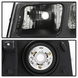Akkon Chevrolet Express 1500/Express 2500/Express 3500/Express 3500 (Cab and Chassis)/Savana 1500/Savana 2500/Savana 3500 03-14 Black OEM Style Headlights