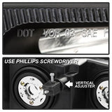 Akkon Chevrolet Express 1500/Express 2500/Express 3500/Express 3500 (Cab and Chassis)/Savana 1500/Savana 2500/Savana 3500 03-14 Black OEM Style Headlights