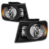 Akkon Dodge Durango 07-09 Black OEM Style Headlights