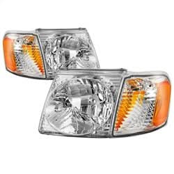 Akkon Ford Explorer Sport/Explorer Sport Trac 01-03 4 pc. OEM Style Headlights w/Corner Chrome