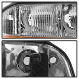 Akkon GMC Sonoma 98-04 w/Amber Bumper OEM Style Headlights Chrome