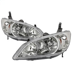 Akkon Honda Civic 04-05 Chrome OEM Style Headlights