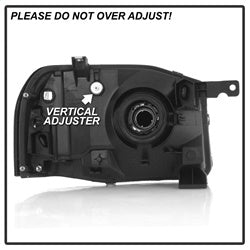 Akkon Nissan Frontier 01-04 Black OEM Style Headlights