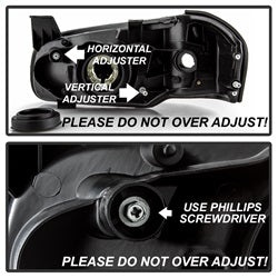 Akkon Nissan Maxima 00-01 Black OEM Style Headlights