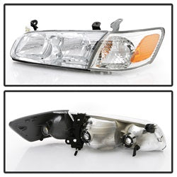 Akkon Toyota Camry 00-01 4 pc. OEM Style Headlights w/Corner Lights Chrome
