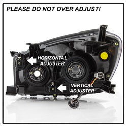 Akkon Toyota RAV4 06-08 Black OEM Style Headlights