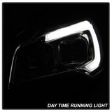 Akkon Ford Escape 13-16 Chrome LED Light Bar Projector Headlights Halogen Models Only Will Not Fit Xenon/HID Model