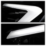 Akkon Ford Escape 13-16 Chrome LED Light Bar Projector Headlights Halogen Models Only Will Not Fit Xenon/HID Model