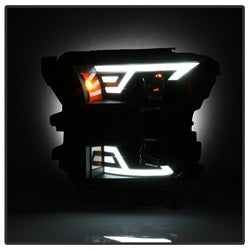 Akkon Ford F-150 15-17 Black DRL LED Light Bar Projector Headlights