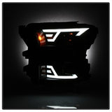 Akkon Ford F-150 15-17 Black Smoke DRL LED Light Bar Projector Headlights
