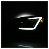 Akkon Nissan Sentra 13-15 Black DRL LED Light Bar Projector Headlights Halogen Models Only