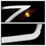 Akkon Nissan Sentra 13-15 Black Smoke DRL LED Light Bar Projector Headlights Halogen Models Only