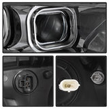 Akkon Toyota Tacoma 16-18 w/Sequential Turn Signal DRL Light Bar Projector Headlights Chrome