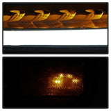 Akkon Toyota Tundra 14-18 Black Smoke DRL LED Light Bar Projector Headlights