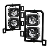 Spyder Ram 1500 13-18 w/Bracket And Switch LED Fog Lights No Bulbs Needed Clear