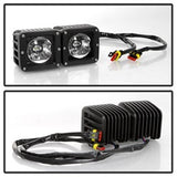 Spyder Ram 1500 13-18 w/Bracket And Switch LED Fog Lights No Bulbs Needed Clear